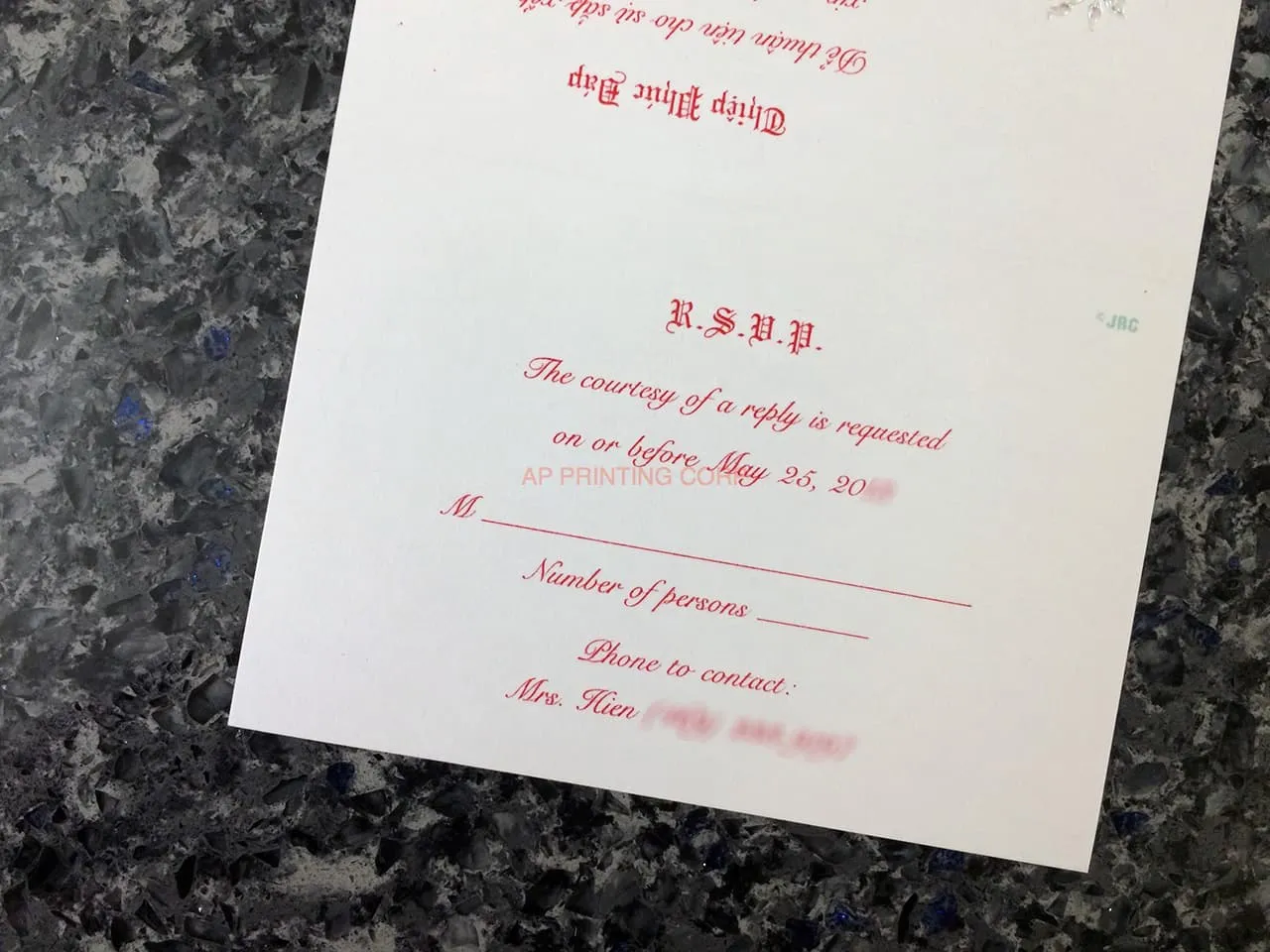 K9649 [I-11] Enchanted Petals & Flowers Wedding Invitation