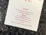 ART-08250 [I-10] Delicate Elegance Flowers Wedding Invitation