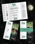 Photo Covered 5x7 Gate Fold Wedding Invitation