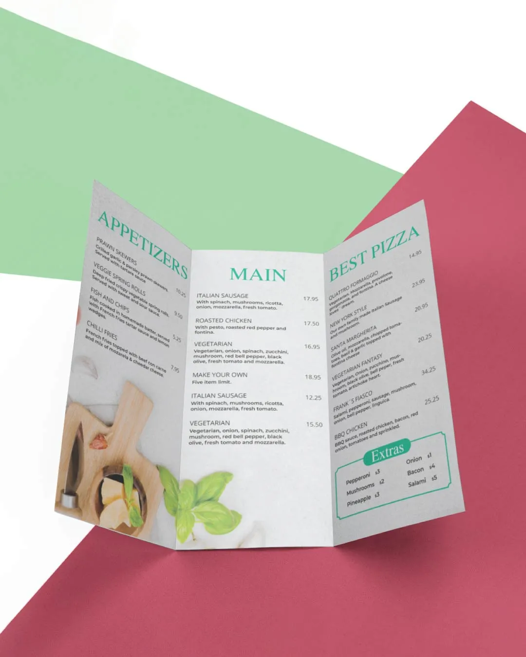 Italian To-Go Menus