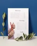 Modern Minimalist Menu
