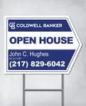 Coldwell Banker Two Colors Arrow Shape Sign