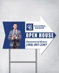 Coldwell Banker Elegant Realtor Photo Arrow Shape Sign