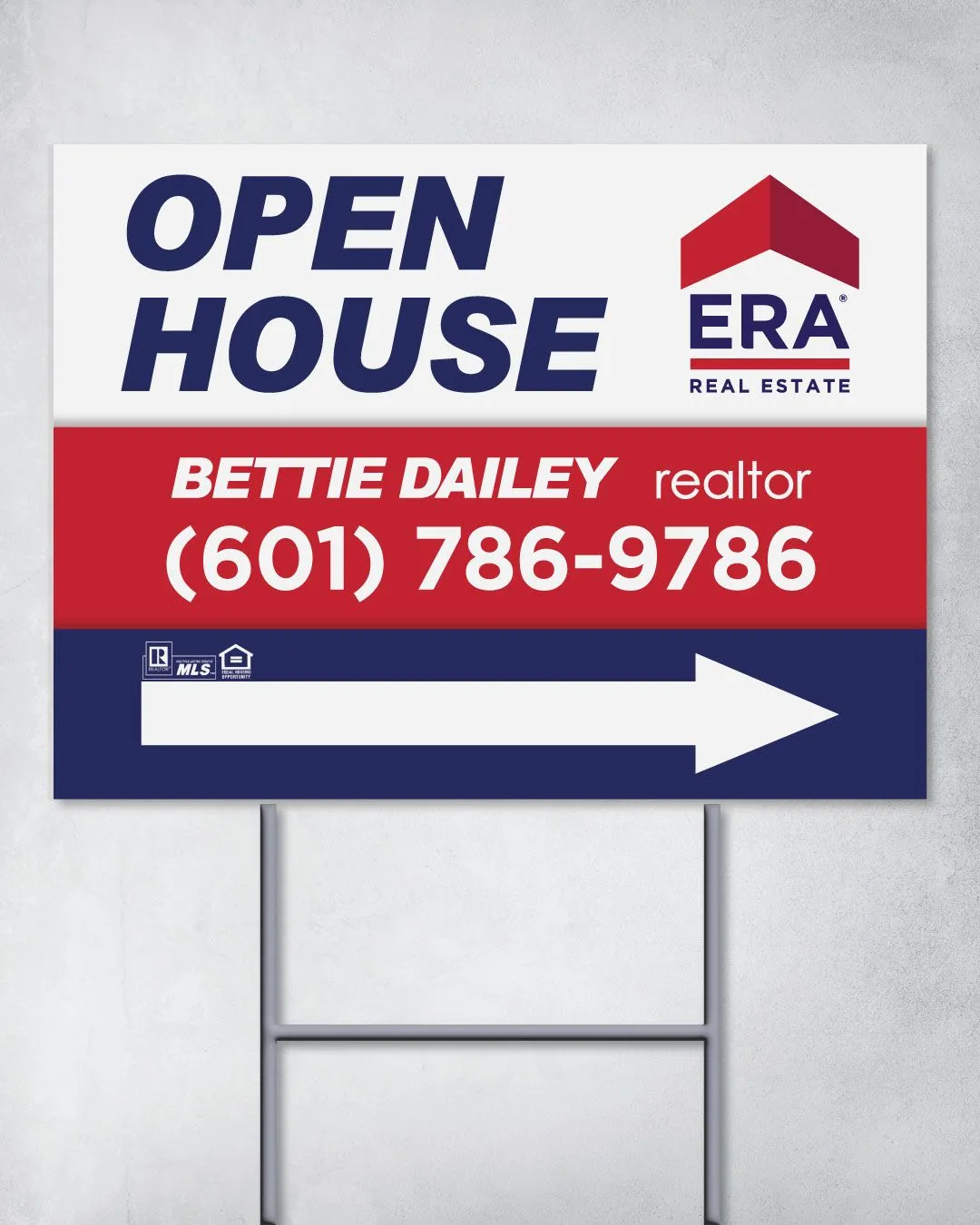 ERA Classic Red Stripe Yard Sign