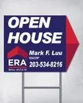 ERA Blue with Distinct Reds Arrow Shape Sign