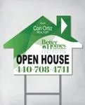 BHGRE Abstract Green House Shape Sign 2