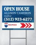 Remax Blue Wavy Yard Sing