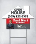 Keller Williams Realty Red Horizon House Shape Sign 2