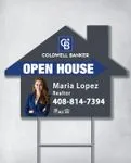 Coldwell Banker Gray House Modern Shape Sign 1
