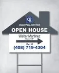 Coldwell Banker Gray and Blue House Modern Shape Sign 1