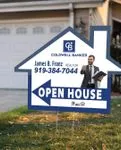Coldwell Banker With Photo House Modern Shape Sign