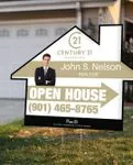 Century 21 Elegant House Shape Sign