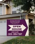 Berkshire on Purple Yard Sign
