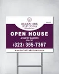 Berkshire Deep Purple Yard Sign