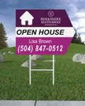 Berkshire White Arrow Shape Sign
