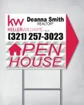 Keller Williams Realty Complex Geometric Arrow Shape Sign