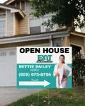 Exit Realty Simple Turquoise Yard Sign