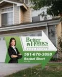 BHGRE Beautiful Green With Photo Arrow Shape Sign