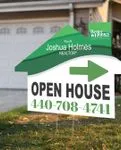 BHGRE Green Waves House Shape Sign 1