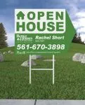 BHGRE Beautiful Two Colors Arrow Shape Sign