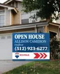 Remax Blue Wavy Yard Sing