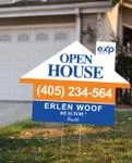 Exp Realty Blue Peak House Shape Sign 1
