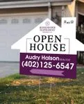 Berkshire Pure Plum House Shape Sign 1
