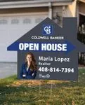 Coldwell Banker Gray House Modern Shape Sign 2