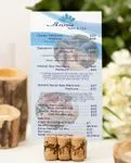 Light Blue Ocean Menu 2