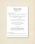 Simple and Elegant Invitation Vellum Wrapped Vietnamese & English Wedding Invitation