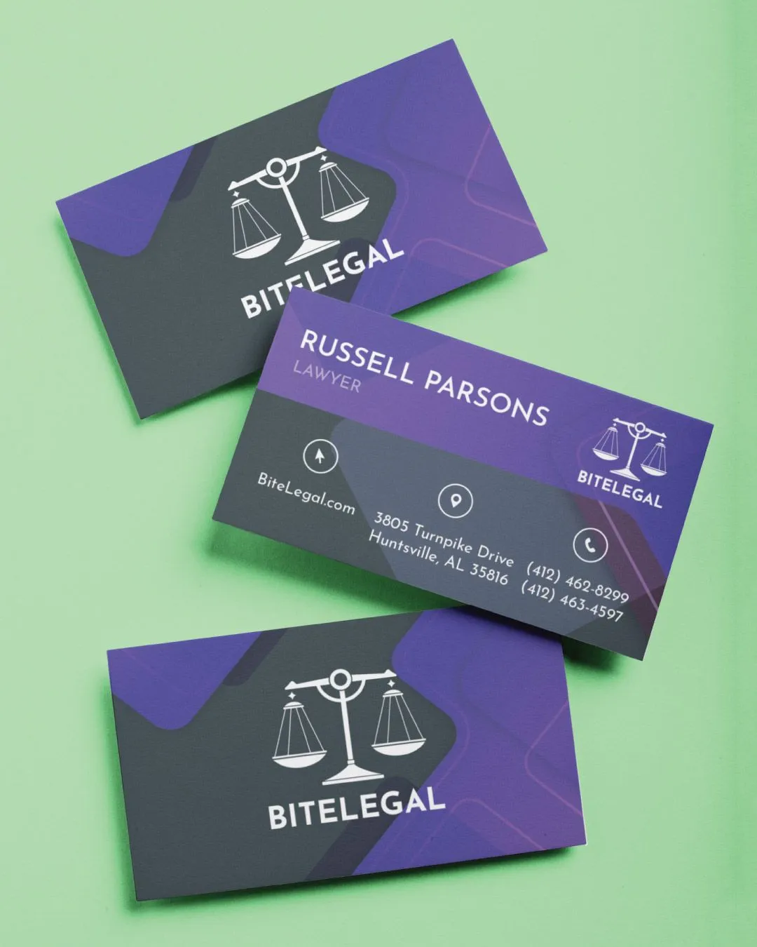 Modern Design Standard Business Card