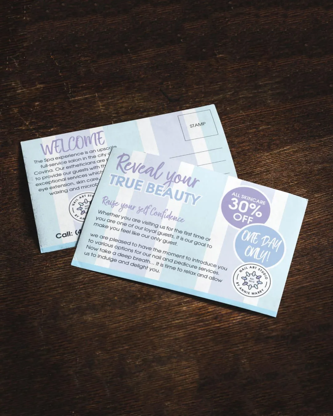 Pastel Lines Postcards