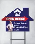 ERA Navy Blue with Photo House Modern Shape Sign