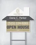 Century 21 Stylish House Shape Sign
