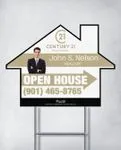 Century 21 Elegant House Shape Sign
