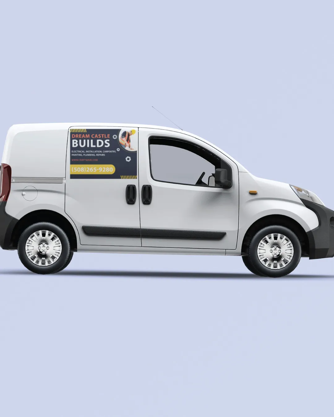 Simple Design Contractor Car Magnets
