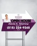 Berkshire Elegant Gradient Arrow Shape Sign