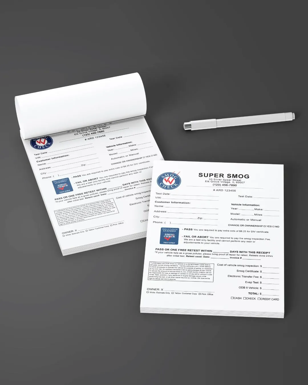 Modern Carbonless Forms (Invoice)