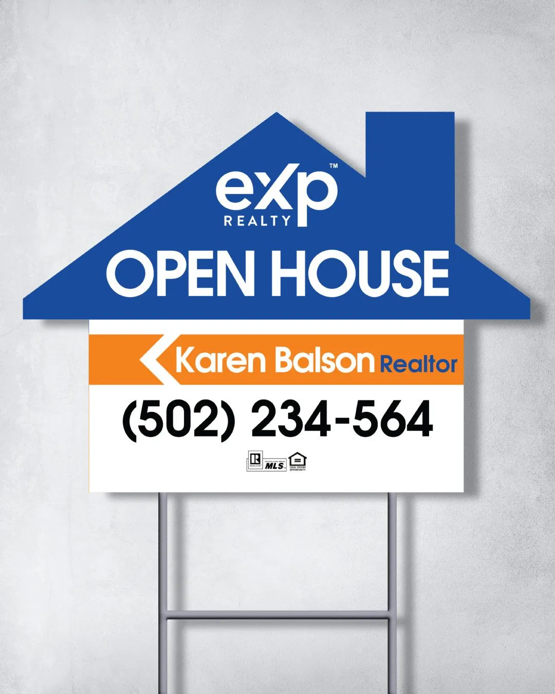 Exp Realty Coastal Living House Shape Sign 2