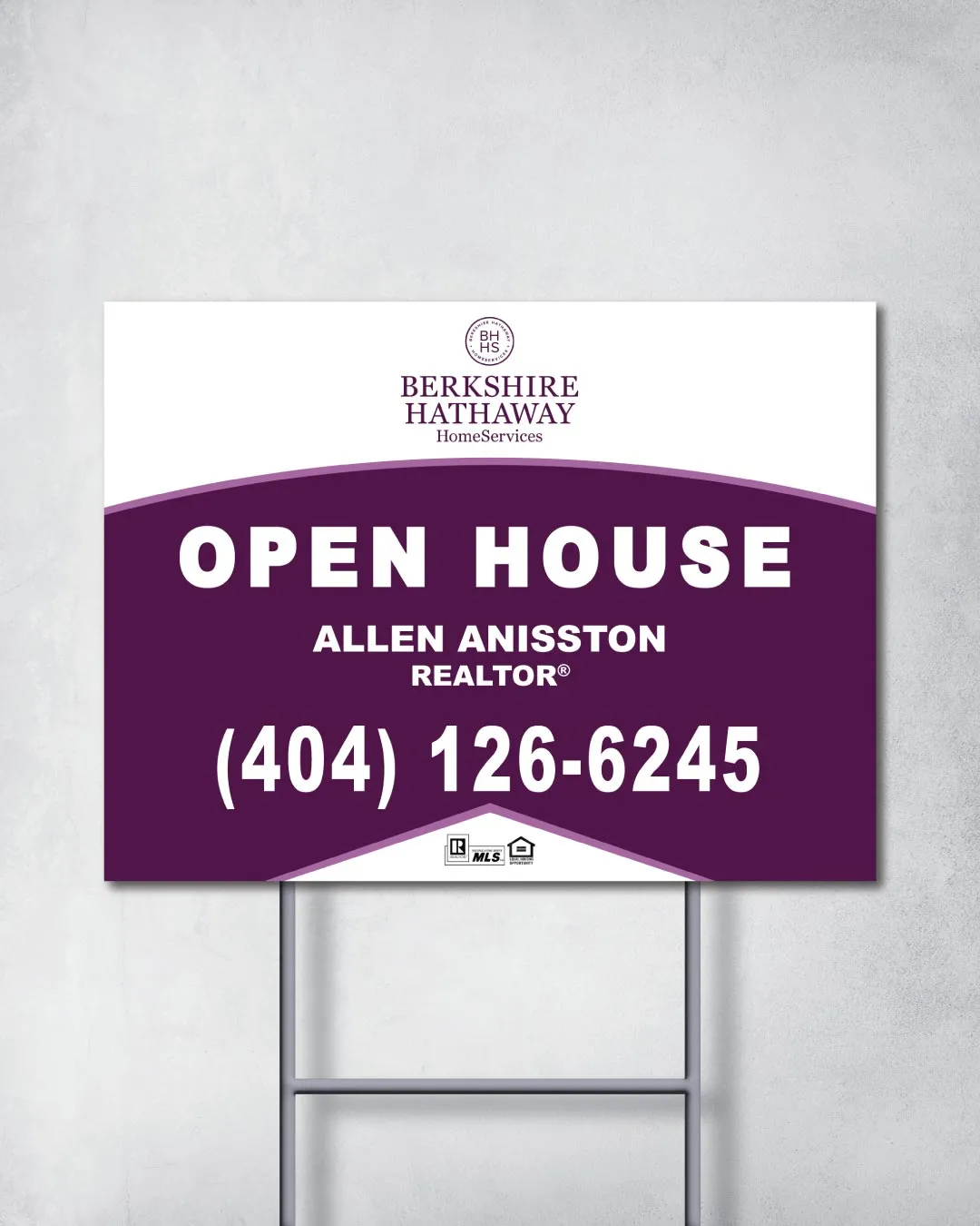 Berkshire Lavender Lane Yard Sign 2