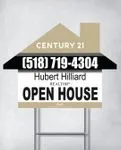 Century 21 Beige and Black House Shape Sign 2