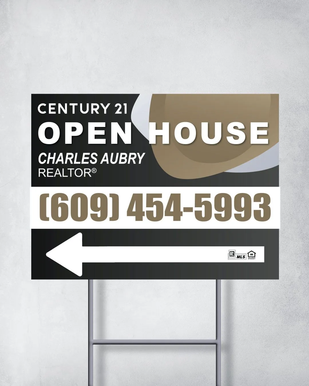 Beige Design Yard Sign Century 21 1