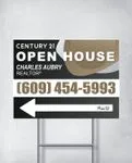 Beige Design Yard Sign Century 21 1