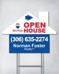 Remax Blue Horizon House Modern Shape Sign 2