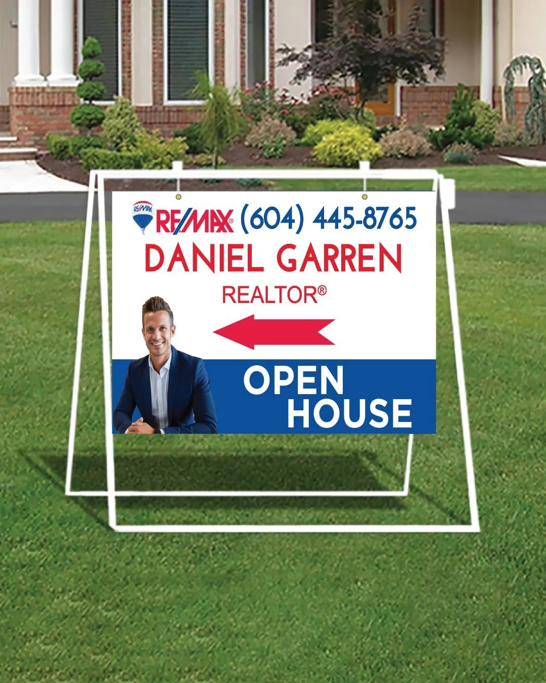 Remax Stars & Stripes Metal Sidewalk A-Frame 1