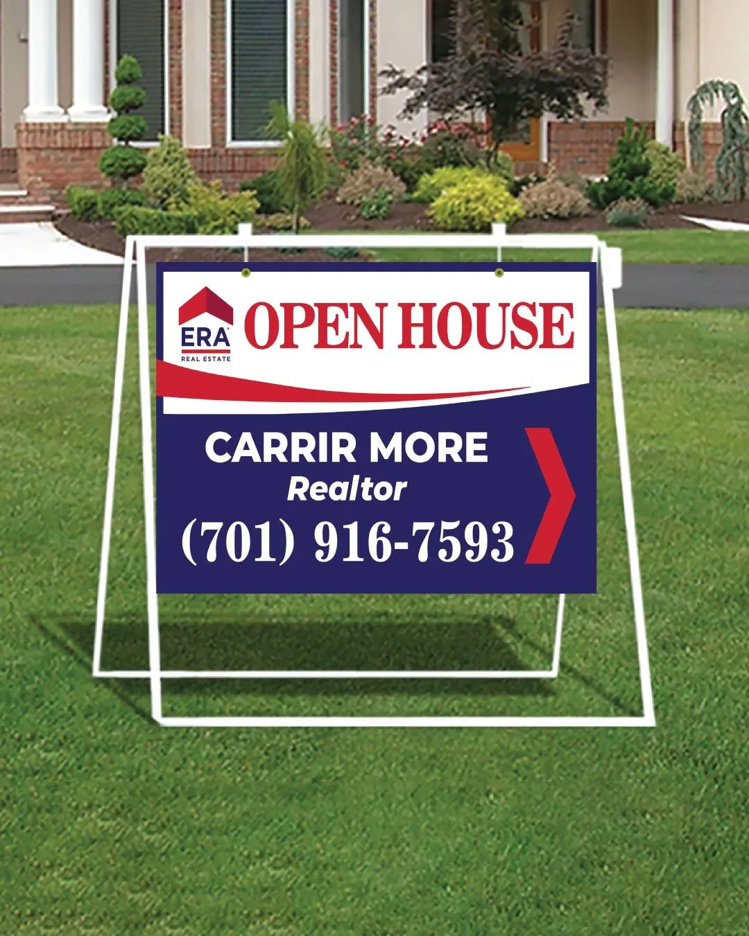 ERA Blue Ribbon Metal Sidewalk A-Frame 1