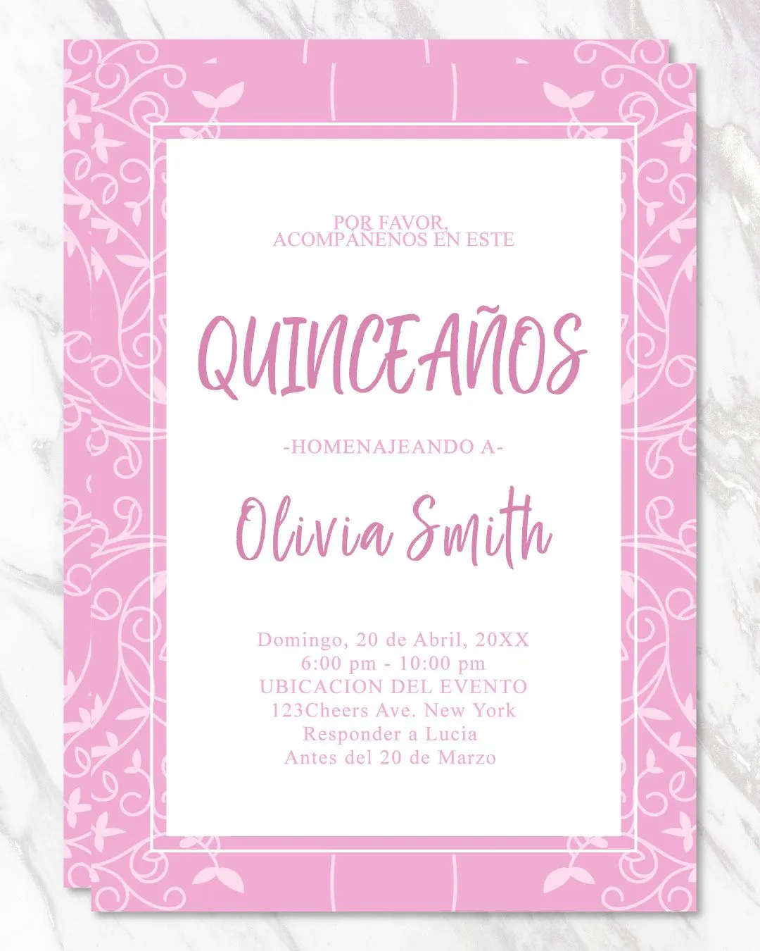 Quinceanera Beautiful Pink 1