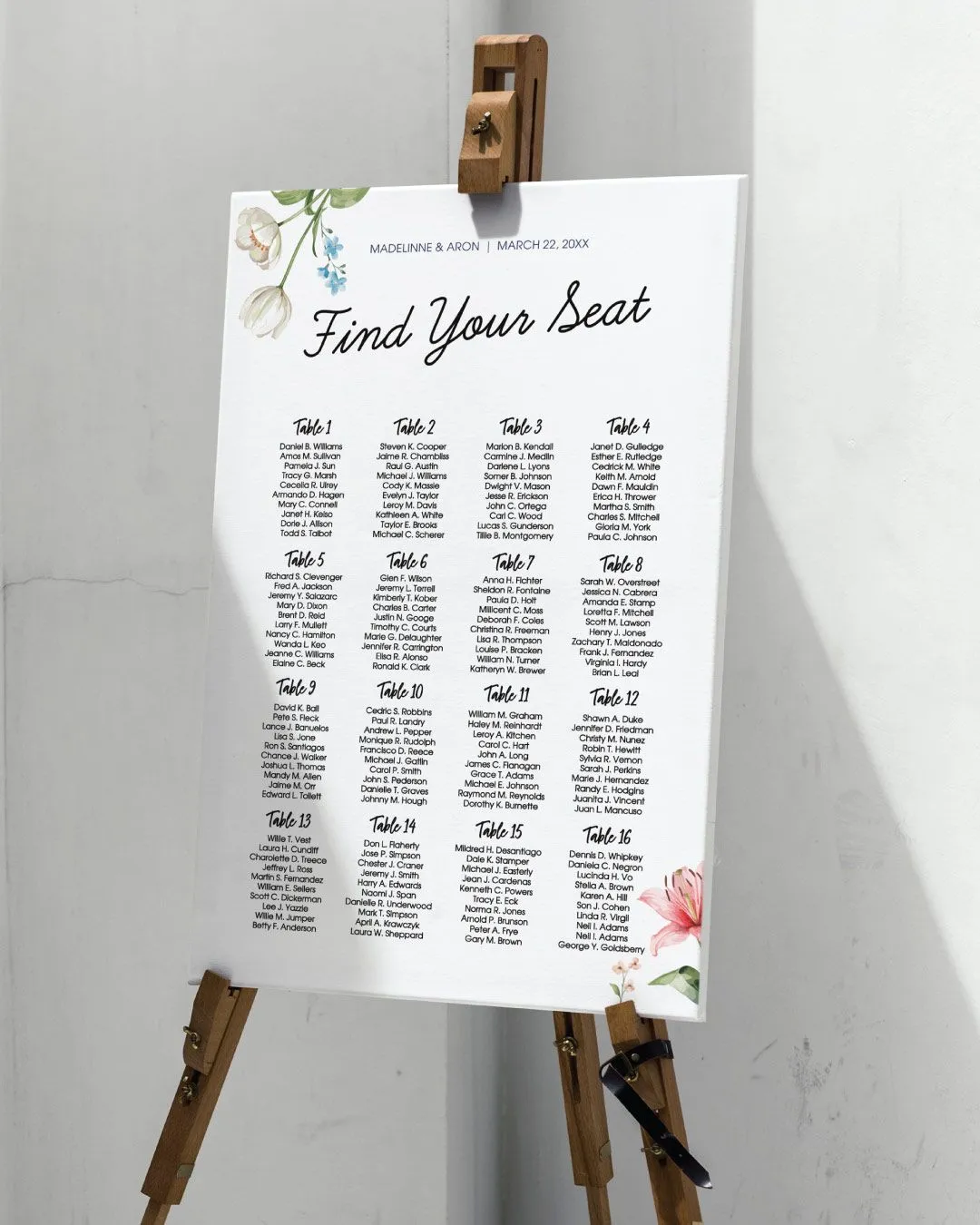 Seating Chart