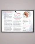 Red Accent Price List 1