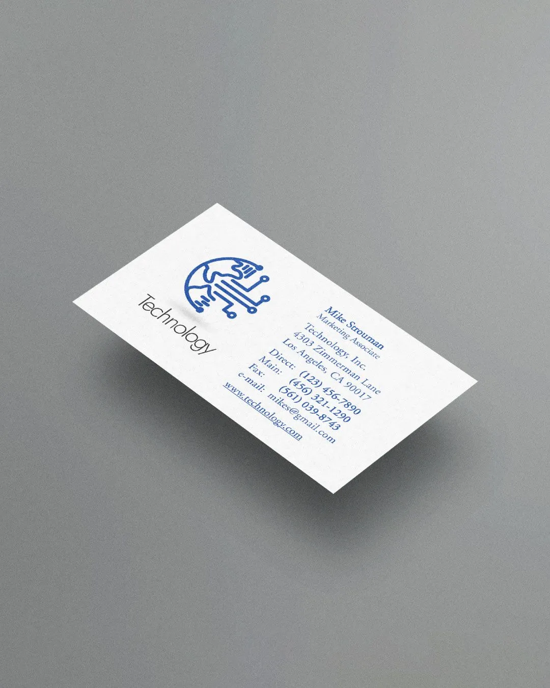 Technological Beauty Standard Business Cards 1